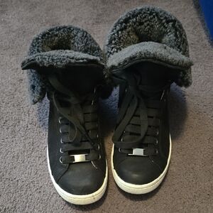 Women's Black High-Top UGG Sneakers